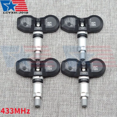 Sensor de presión de 4 neumáticos TPMS 433 MHz para Porsche Cayenne Cayman 911 918 7PP907275F Foto 1 de 4
