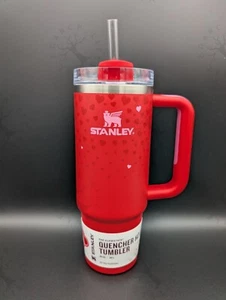Vaso apagador estado de flujo Stanley Valentine 2025 30 oz H2.0 - Corazones de rubí ¡NUEVO!! - Imagen 1 de 9