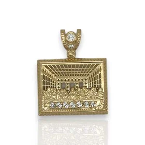 Last Supper Pendant - 14k Yellow Gold - Picture 1 of 2