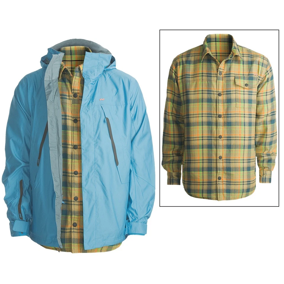 NUEVA CHAQUETA 3 en 1 de $300 para hombre snowboard/esquí cuadrangular "melnik" hecha por BURTON Foto 1 de 1