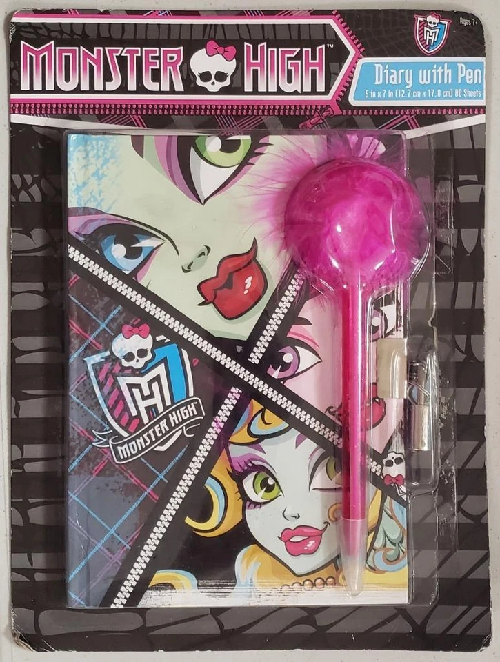 Monster High Diary with Pen - Image 1 of 1