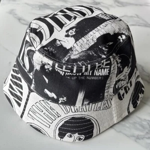 Sombrero de cubo negro y natural The Beatles X Stella McCartney PVP 250 € NUEVO - Imagen 1 de 11