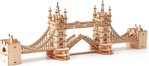 3D Wooden Puzzles for Adults London Tower Bridge -113P Pieces Wood 3D Puzzle Arc - Picture 1 of 12