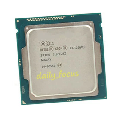 Intel Xeon E3-1226 v3 3.3 GHz LGA1150 4 cores 4 threads SR1R0 CPU Processor 8 MB - Image 1 of 4