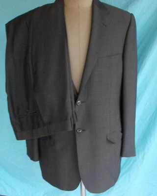 CORNELIANI CHARCOAL GRAY MOHAIR WOOL MEN'S SUIT  ( 52L)  (US 44L) - Image 1 of 4