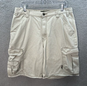 Vintage Levis Shorts Mens 36 Tan Silver Tab Cargo Baggy Skater Grunge 90s Y2K - Picture 1 of 11