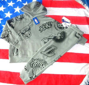 🏀NBA🏀Zara🏀Official Basketball Hoodie & Bottoms Tracksuit Set🏀9 Years🏀New🏀 - Picture 1 of 5