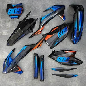 Plásticos + Gráficos KTM SX85 2018-2024 SX 85 aplicados | Número de carrera personalizado - Imagen 1 de 19