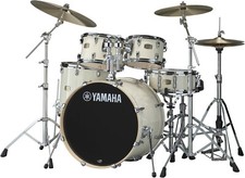 Yamaha Stage Custom Birch 5pc Drum Set w/22BD Classic White - SBP2F50CLW