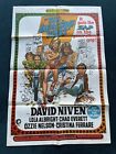 The Impossible Years Ultra Rare Australian One Sheet Poster 1968 David Niven