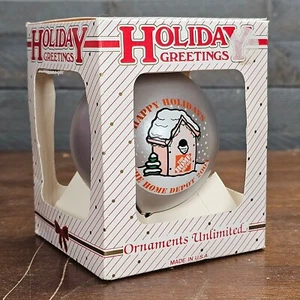 The Home Depot Ornamento 2004 Birdhouse Felices Fiestas - Imagen 1 de 6