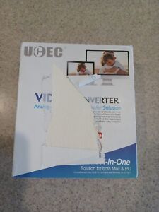 UCEC USB 2.0 Video Capture Card Device, VHS VCR TV to DVD Converter for Mac OS X