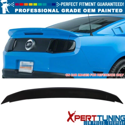 Fits 10-14 Ford Mustang OE Factory Style Trunk Spoiler Painted #UA Black - Image 1 of 4