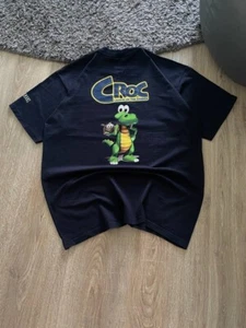 Vintage 90s Croc Legend Of The Gobbos Promo Game Playstation Fox T Shirt - Picture 1 of 12