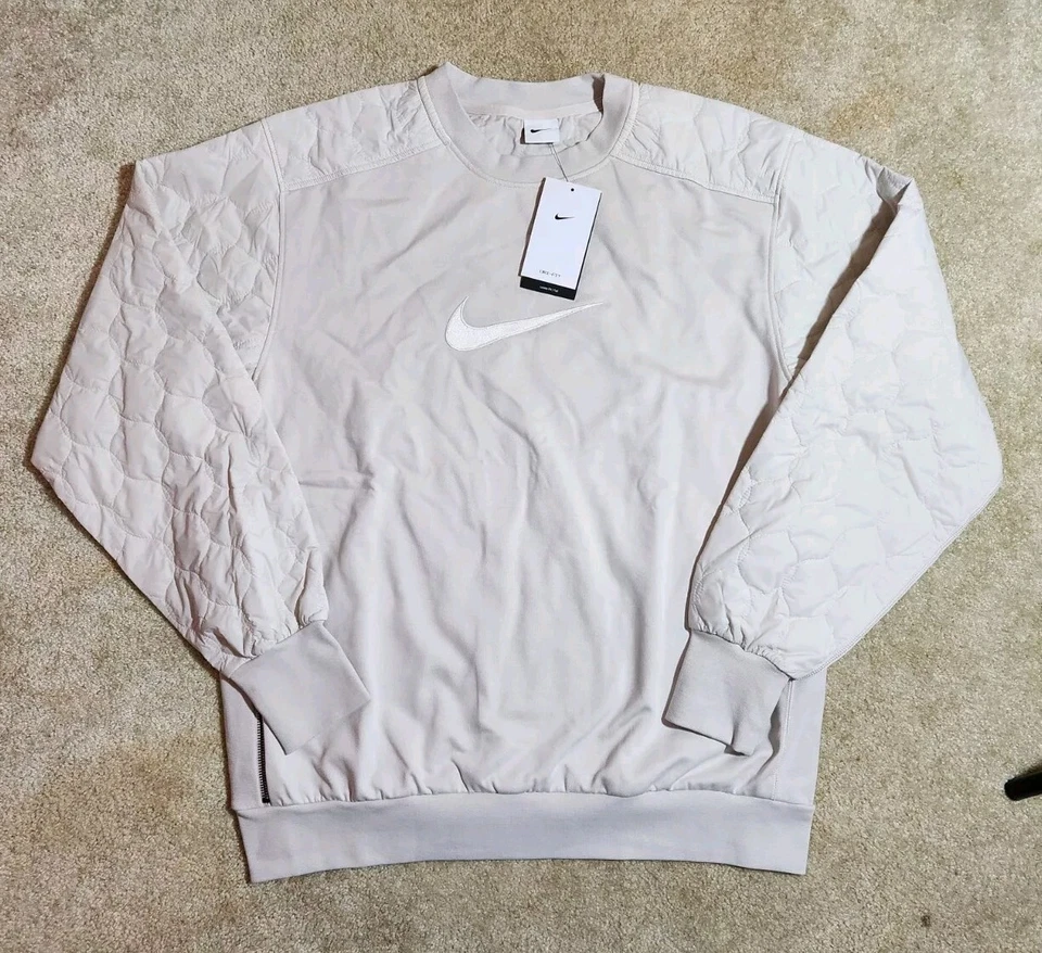 Men's Nike Standard Issue Basketball Crew Neck Sweatshirt FN2667-104 Size XL