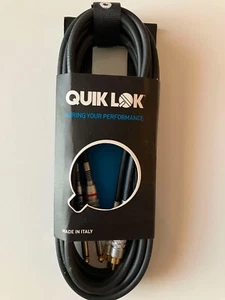 Quiklok Profesional Microphone Cable CM780 made in Italy(2cables x 3meter long) - Picture 1 of 8