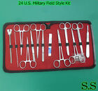 24 U.S. Military Style Field Medic Instrument Kit-DS-888