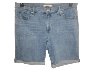Levi's Damen Klassische Bermuda Jeansshorts 18W Blau Jeans Stretch - Bild 1 von 8
