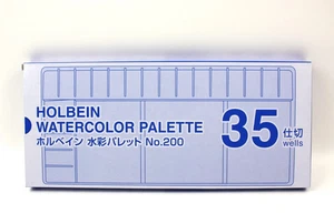 Holbein Tavolozza Acquerelli Alluminio n.200 35 Scomparti 210145 - Foto 1 di 6