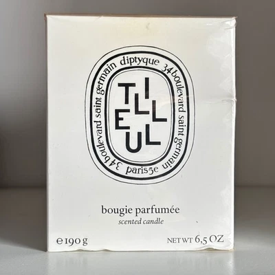 Vela perfumada Diptyque Paris Tilleul Linden Tree Bougie Parfumee 6,5 OZ nueva Foto 1 de 4