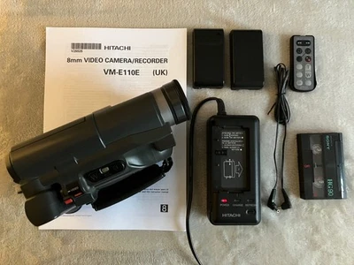 Caméra/enregistreur vidéo rétro Hitachi 8 mm VM-E110E - Photo 1/4