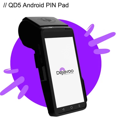 DEJAVOO QD5 PINPAD ДЛЯ DEJAVOO QD4 КРЕДИТНОЙ КАРТЫ МАШИНА - Изображение 1 из 2