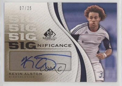 2011 SP Game Used Edition SIGnificance /25 Kevin Alston #SIG-KA Auto - Image 1 of 2