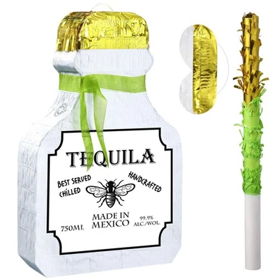 Adult Piñata with Stick Tassel Blindfold Confetti Beer Mug Piñata Champagne W... - Image 1 of 4