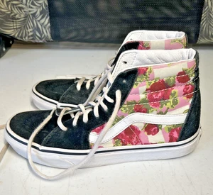 VANS Sk8-Hi Top Skateboard Sneakers Romantic Floral Old Skool Shoes Size 8 WOMEN - Picture 1 of 8