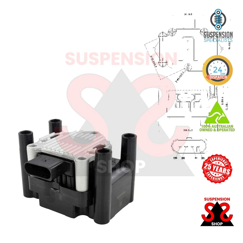 Ignition Coil Unit Suit SKODA Rapid 1.2 TSI 032905106 - Imagen 1 de 1
