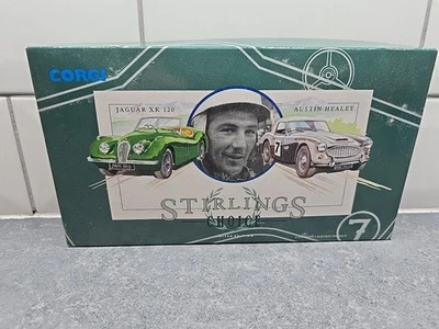DIE CAST CORGI CLASSICS 97681 STIRLINGS CHOICE JAGUAR XK 120 & AUSTIN HEALEY - Image 1 of 4