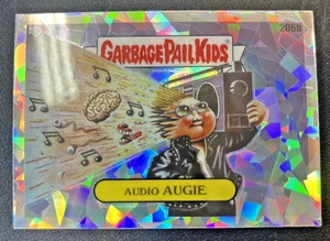 2022 Topps Chrome Garbage Pail Kids Cracked Ice Refractor #206B Audio Augie - Bild 1 von 2