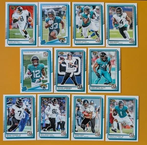 2025 Donruss NFL Team Set Jacksonville Jaguars - Trevor Lawrence Travis Hunter R - Bild 1 von 5
