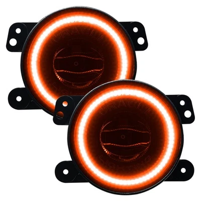 LED Halo Fog Lights For Jeep JK/JL/JT High Performance 20W ORACLE Lighting Amber Foto 1 de 4
