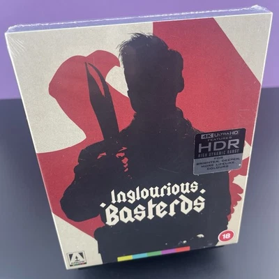 Inglourious Basterds (4K UHD•Blu-ray, 2009) Arrow UK Limited Edition • READ - Image 1 of 4