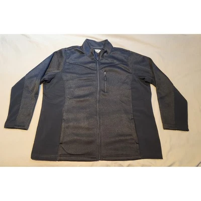 Abrigo ligero chaqueta con cremallera completa gris 3X (22W-24W) Faded Glory para mujer Foto 1 de 4