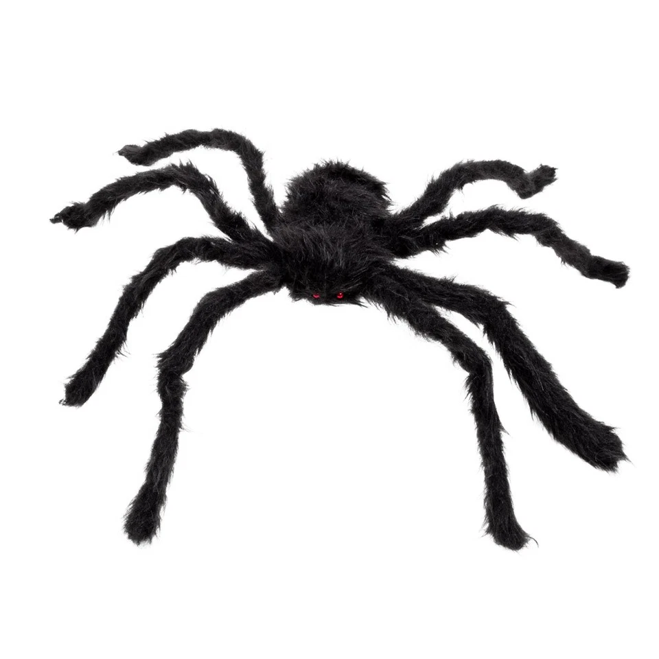 BOLAND Haarige Spinne Widowmist 50x65 cm Halloween Raum-Deko schwarze Riesenspinne