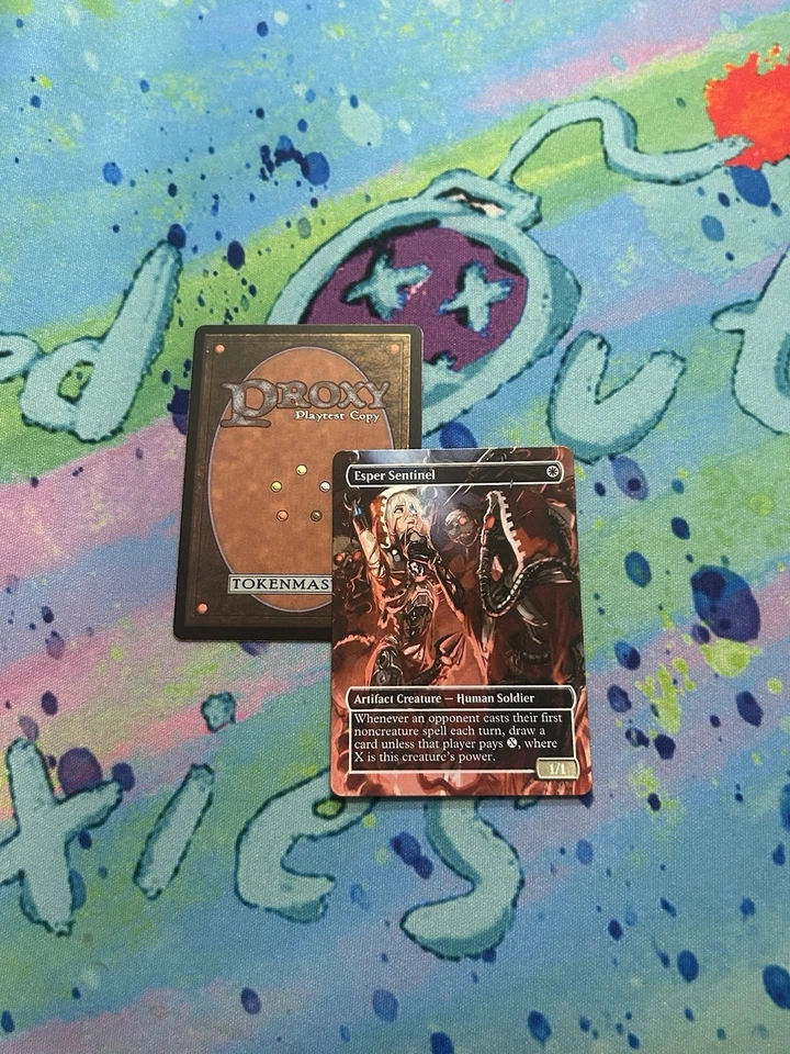 DIY Esper Sentinel Full Art Foil Mtg Play Card warhammer - Image 1 of 1