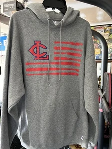 Louisville Cardinals Hoodie Mens XL Gray Long Sleeve Russel’s NCAA Football USA - Picture 1 of 6