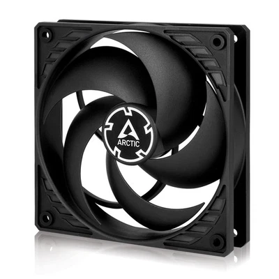 ARCTIC P12 (Black) 120 mm Case Fan Pressure-optimised quiet motor PC B-Stock - Image 1 of 4