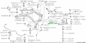 Arm Assembly, Rear Suspension LH For: Nissan Skyline R33 GTR BCNR33 95-98 - Picture 1 of 1