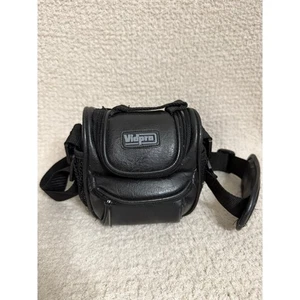 Vidpro Camera Bag Black Leatherette Shoulder Bag Compact Case - Picture 1 of 11