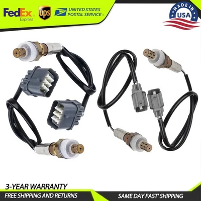 4PCS Oxygen Sensor Upstream+Downstream For 2005- 2008 Honda Pilot & Acura RL V6 — 第 1/4 张图片