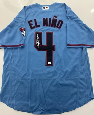 Ketel Marte Arizona Diamondbacks Autographed EL NIÑO Jersey JSA COA - Image 1 of 3