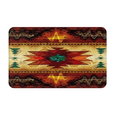 Arte navajo nativo americano del suroeste de 20x31,5 pulgadas mantener caliente antideslizante moderno  Foto 1 de 4