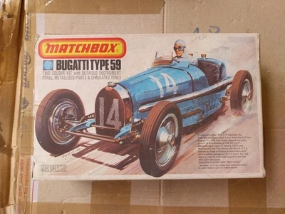 Boîte Vide maquette MATCHBOX   1/32  BUGATTI TYPE 59 - Photo 1/4