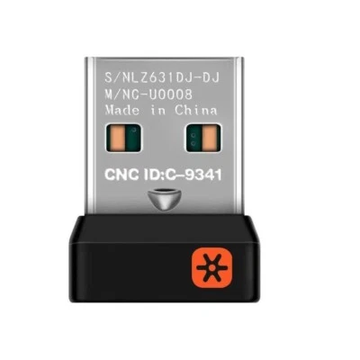 Genuine Logitech Unifying Receiver-Wireless Mouse/Keyboard USB Dongle 6 Devices - Image 1 of 4