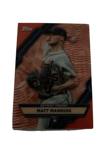 Matt Manning RC rookie card 2022 Topps MLB 3D Rookie Class Motion RCM-12 - Picture 1 of 3