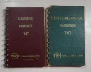 Electronic Handbook + Electro-Mechanical TWA Boeing 747 Maintenance Repair - Bild 1 von 8
