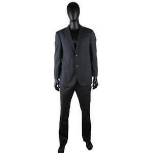 Moods of Norway Men's 2 Piece Suit Jacket Trousers Gray Check W35 Eu 52 42 '' - Picture 1 of 24